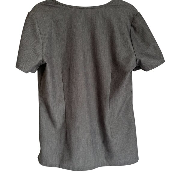 FIGS Technical Collection scrub set gray short sleeve top and pants Sz S - Picture 5 of 8